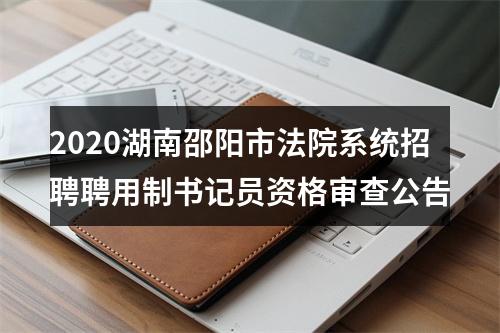 2020湖南邵阳市法院系统招聘聘用制书记员资格审查公告 图片